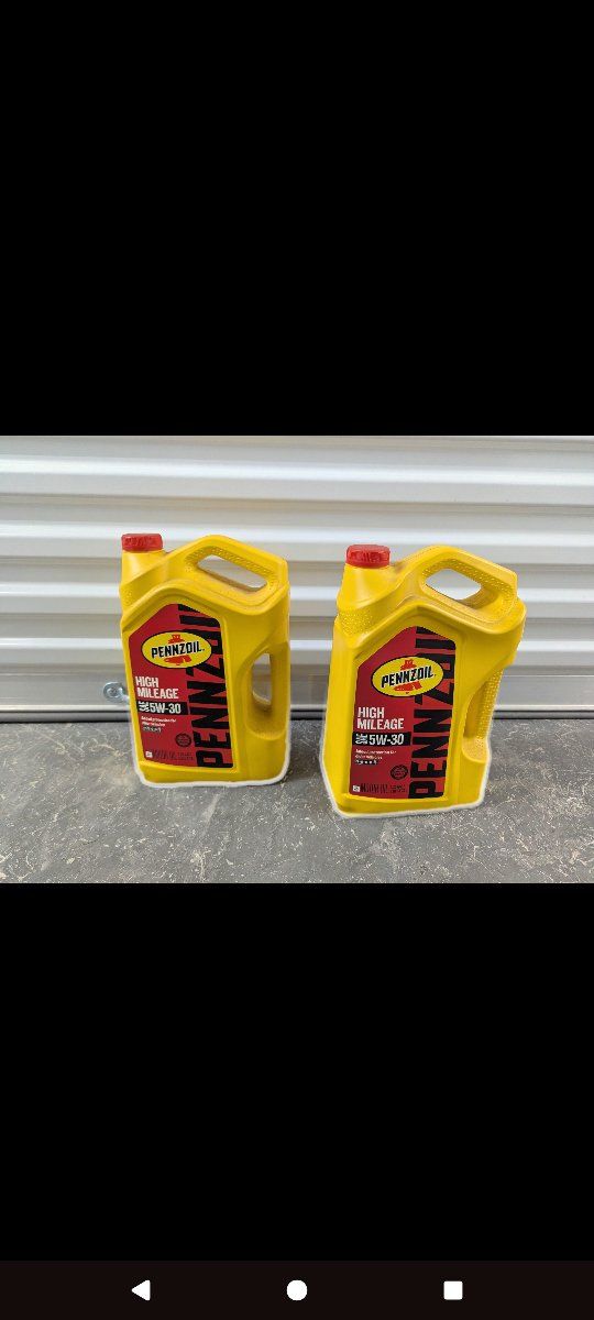 Pennzoil High Mileage 5W-30 Motor Oil - 2 Jugs