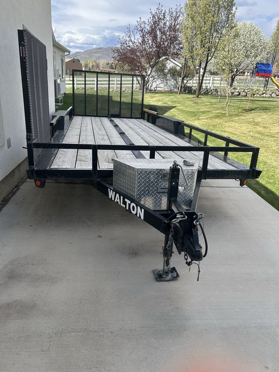 Tandem Axel Trailer 20' X 7' Walton