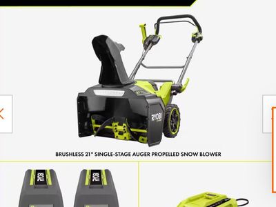 NEW RYOBI 40V HP Brushless 21 in. Snow Blower