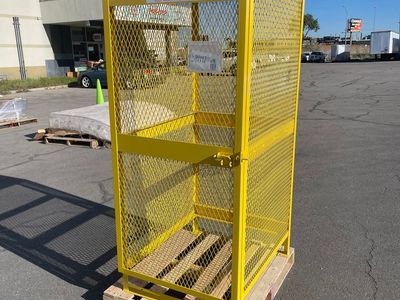 JAMCO Vertical Gas Cylinder Storage Cabinet 71”x39”x31” Yellow CV051YP