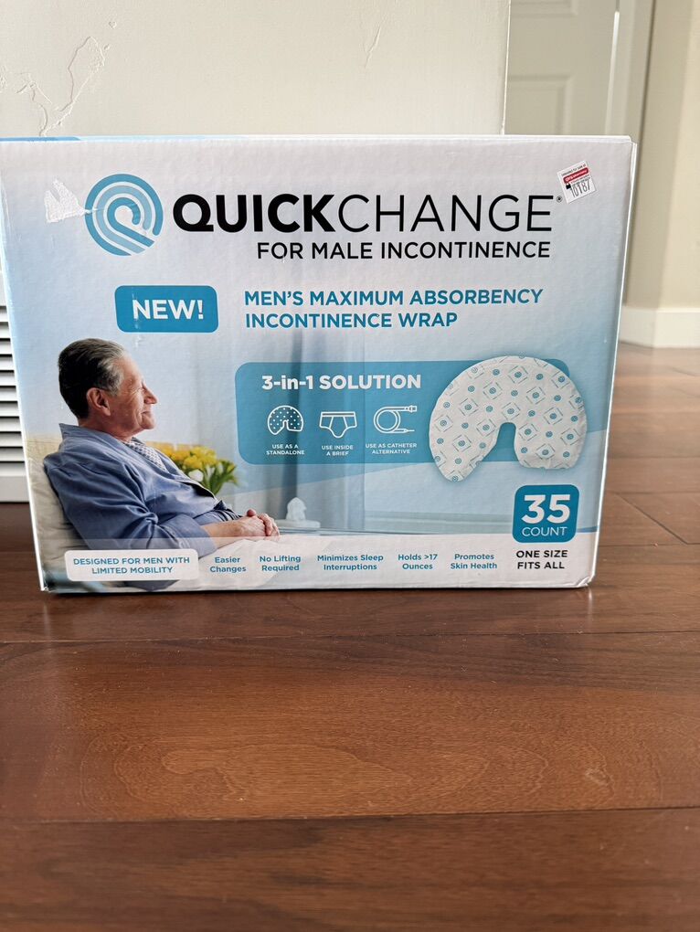 BNIP Men’s Incontinent Wrap 35 Count OSFA