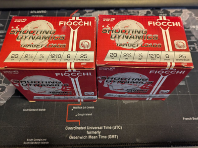 50 Shells of 20 Gauge 2 3/4 8 Shot