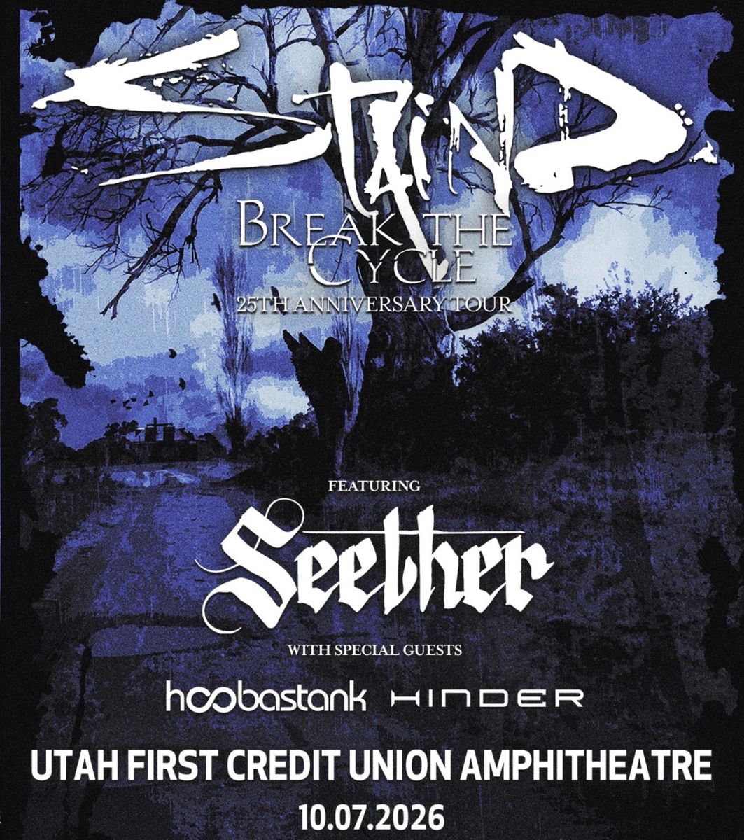Staind VIP Box Seats - Utah First Credit Union Amphitheater (Box 76) - Parking/Food/VIP Lounge