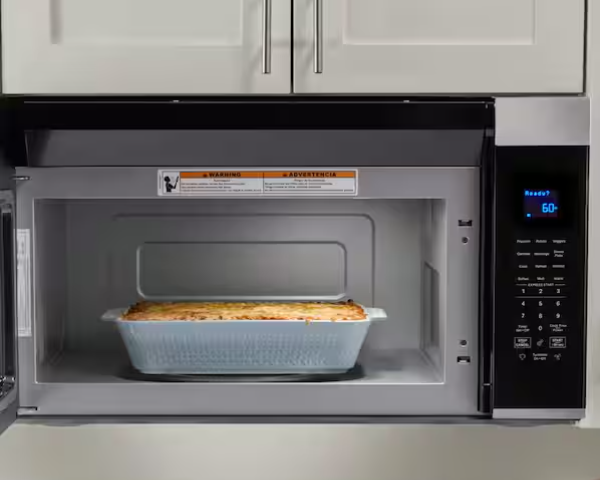 Whirlpool 1.7 cu. ft. Stainless Steel Over-the-Range Microwave with Microwave Presets