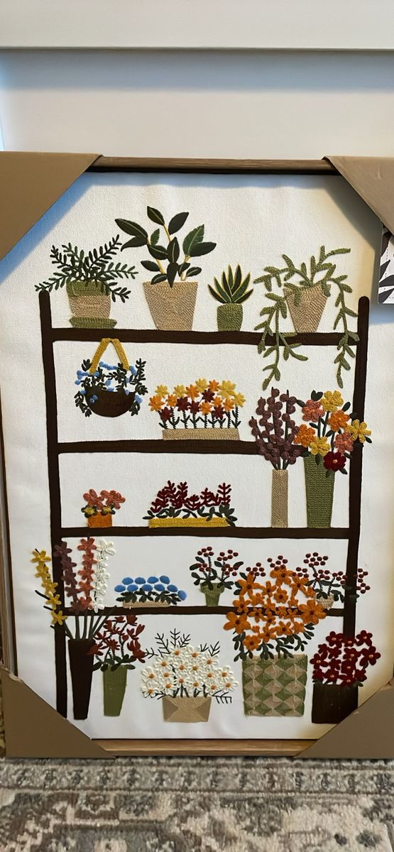 New Home Textile Embroidery Woven Wall Art 18x26