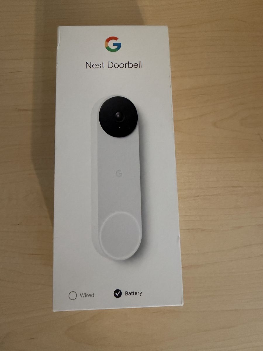 Google Nest Battery Doorbell NEW SEALED