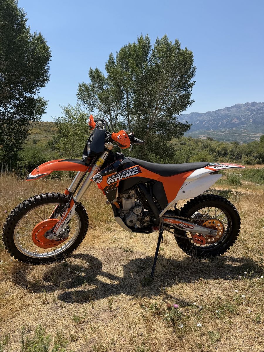 KTM 350 SXF Setup for Trails 2012
