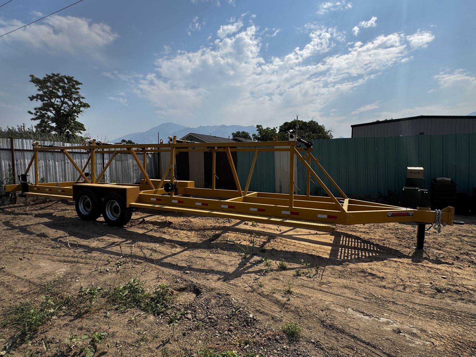 4 Reel Drop-on Cable Trailer