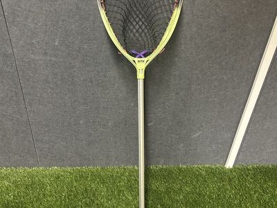Lacrosse STX Eclipse 3 goalie head and StringKing goalie shaft