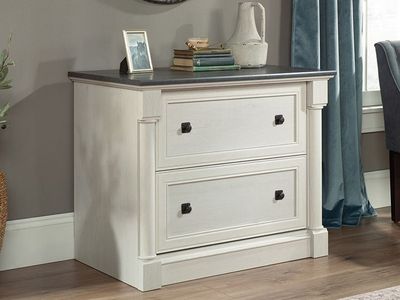 Sauder 2-Drawer Lateral File Pilladia Glacier Oak Finish