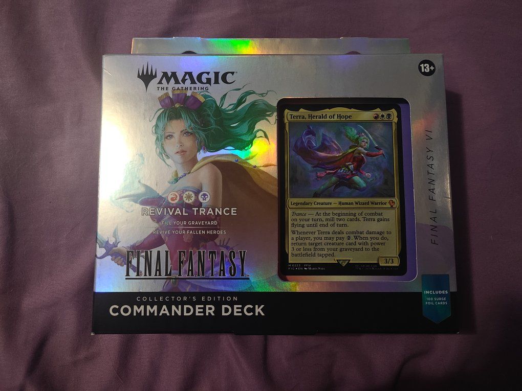 Magic: The Gathering Final Fantasy VI Terra, Herald of Hope Revival Trance Commander Deck Collector's Edition