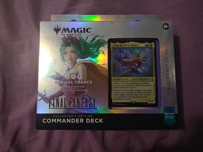 Magic: The Gathering Final Fantasy VI Terra, Herald of Hope Revival Trance Commander Deck Collector's Edition