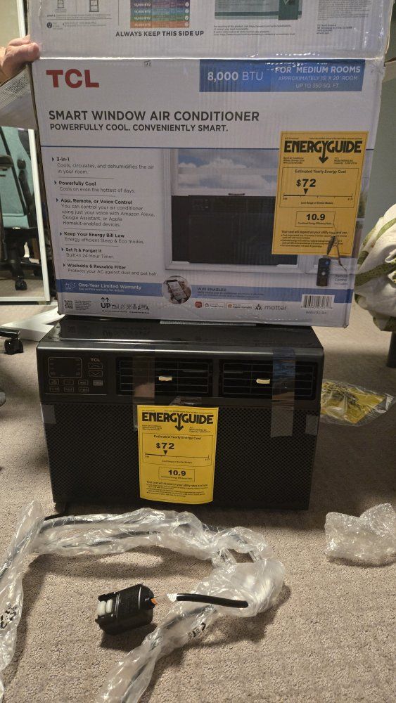 TCL 8,000 Window Air Conditioner NEW