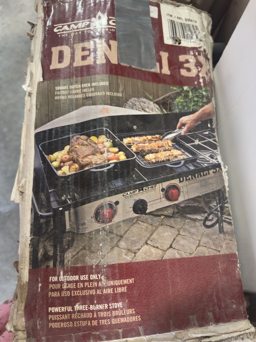Camp Chef 3  Burner Stove