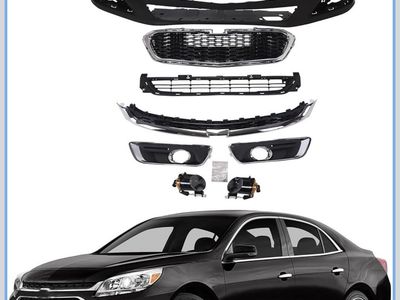 OEM Style Front Bumper Grille Fog Light Kit for Chevrolet Malibu 2013-2015