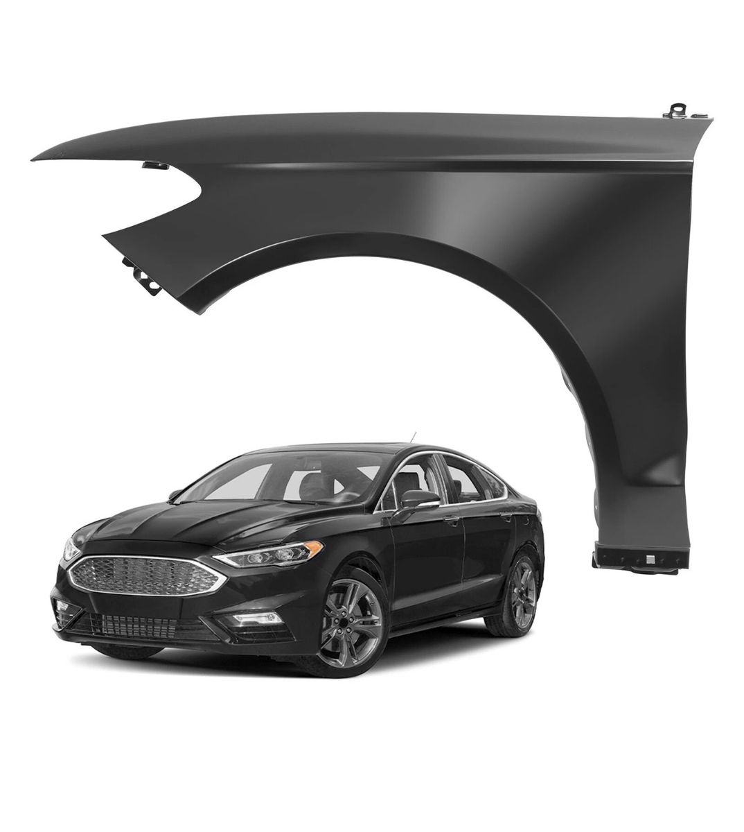 Fender For Ford Fusion 17-20 HS7Z16006A Front Driver Side Electrophoresis Steel