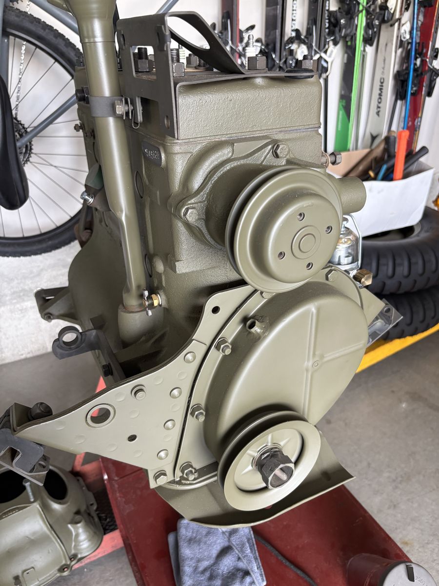 Fresh Rebuilt Willys MB engine