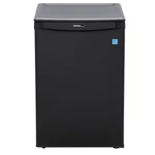 Designer 2.6 cu. ft. Mini Fridge in Black without Freezer
