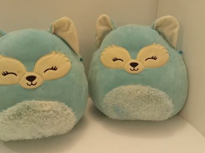 Official 8" Dabney the Teal Fox Squishmallow Plush (Pair Available)