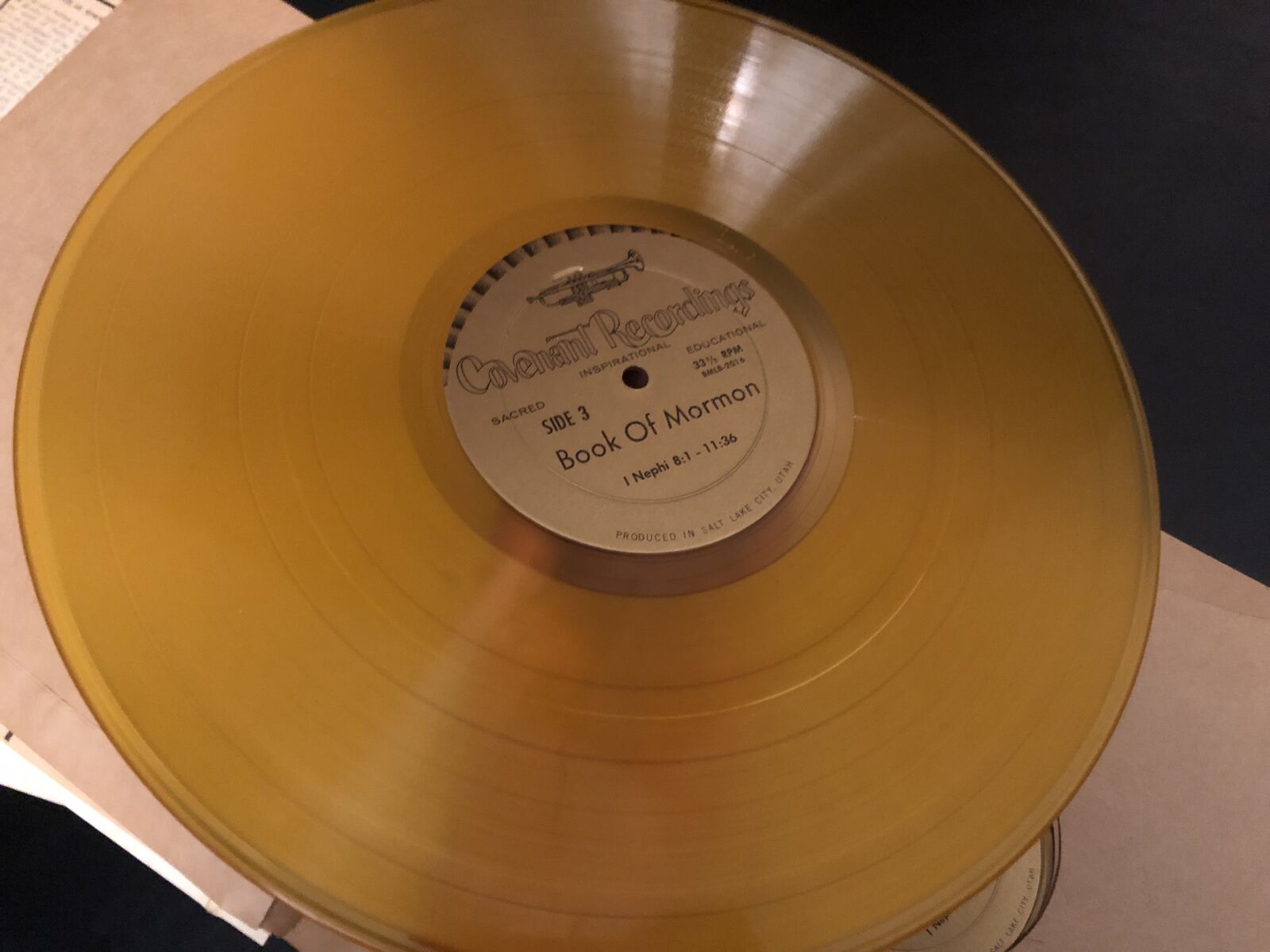 Book Of Mormon Vinyl LP Records Volumes 1 & 2 LDS