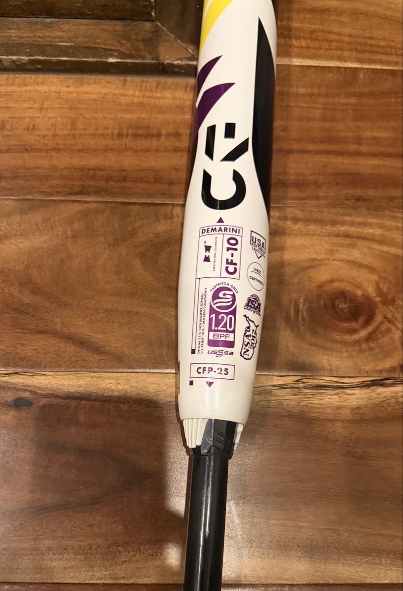 DeMarini 2025 CF -10 Fastpitch Softball Bat (34in/24oz) Near New Condition