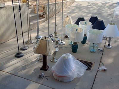 Assorted Ashley Furniture Table and Floor Lamps (New, with Tags)