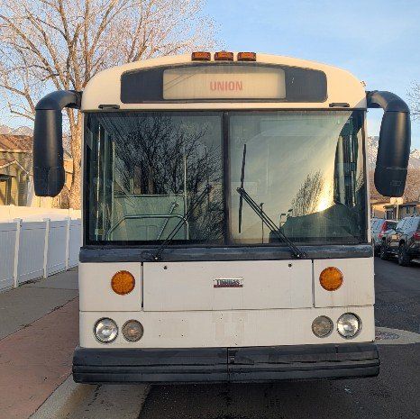 2007 Thomas Built Buses Campus Shuttle Bus - White, Used Condition