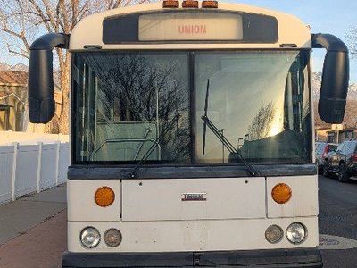 2007 Thomas Built Buses Campus Shuttle Bus - White, Used Condition