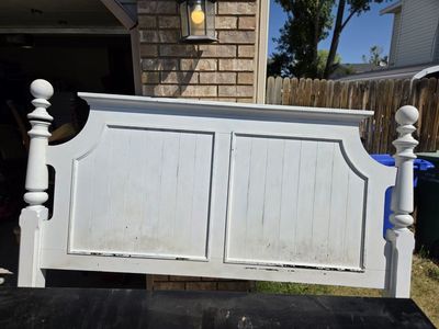 White King size headboard