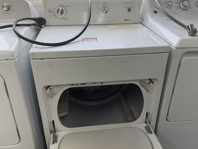 Kenmore White Electric Dryer - Front Load Drop-Down Door