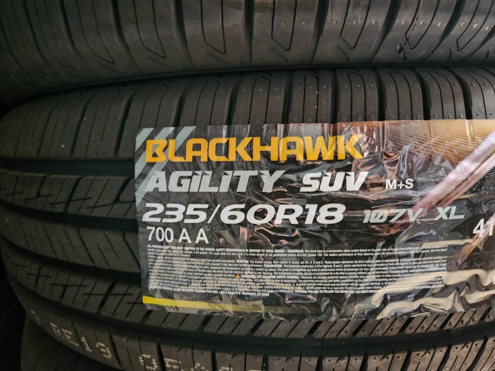 235/60r18 blackhawk agility suv