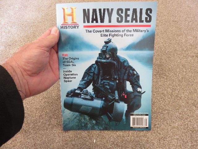 NEW HISTORY CHANNEL SPECIAL EDITION OF "NAVY SEALS" BOOK FROM 2022