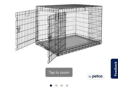 EveryYay Ultra Tough 2-Door Folding Dog Crate - X-Large