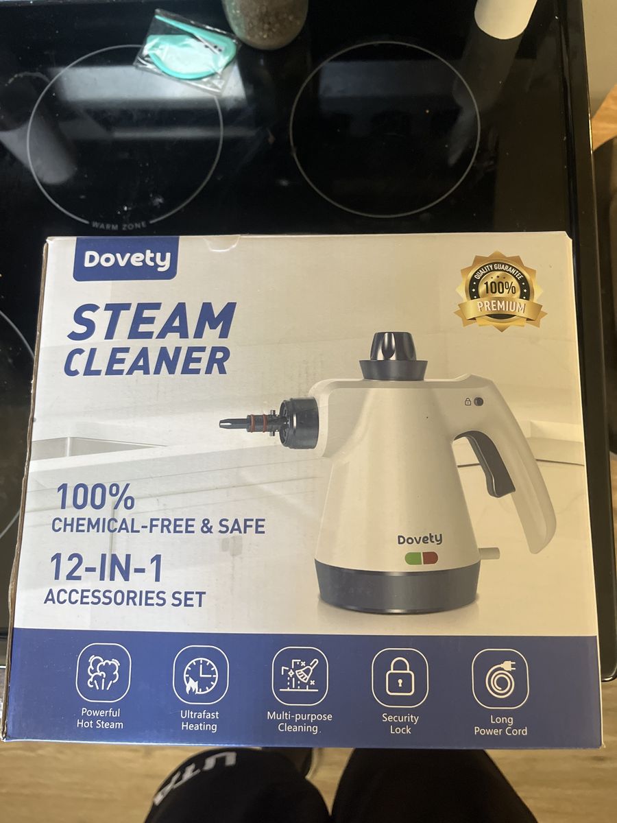 Dovety 12-in-1 Handheld Steam Cleaner - Chemical-Free, Multi-purpose Cleaning
