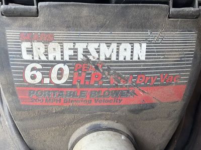 Craftsman industrial shop vac and blower wet, dry vac