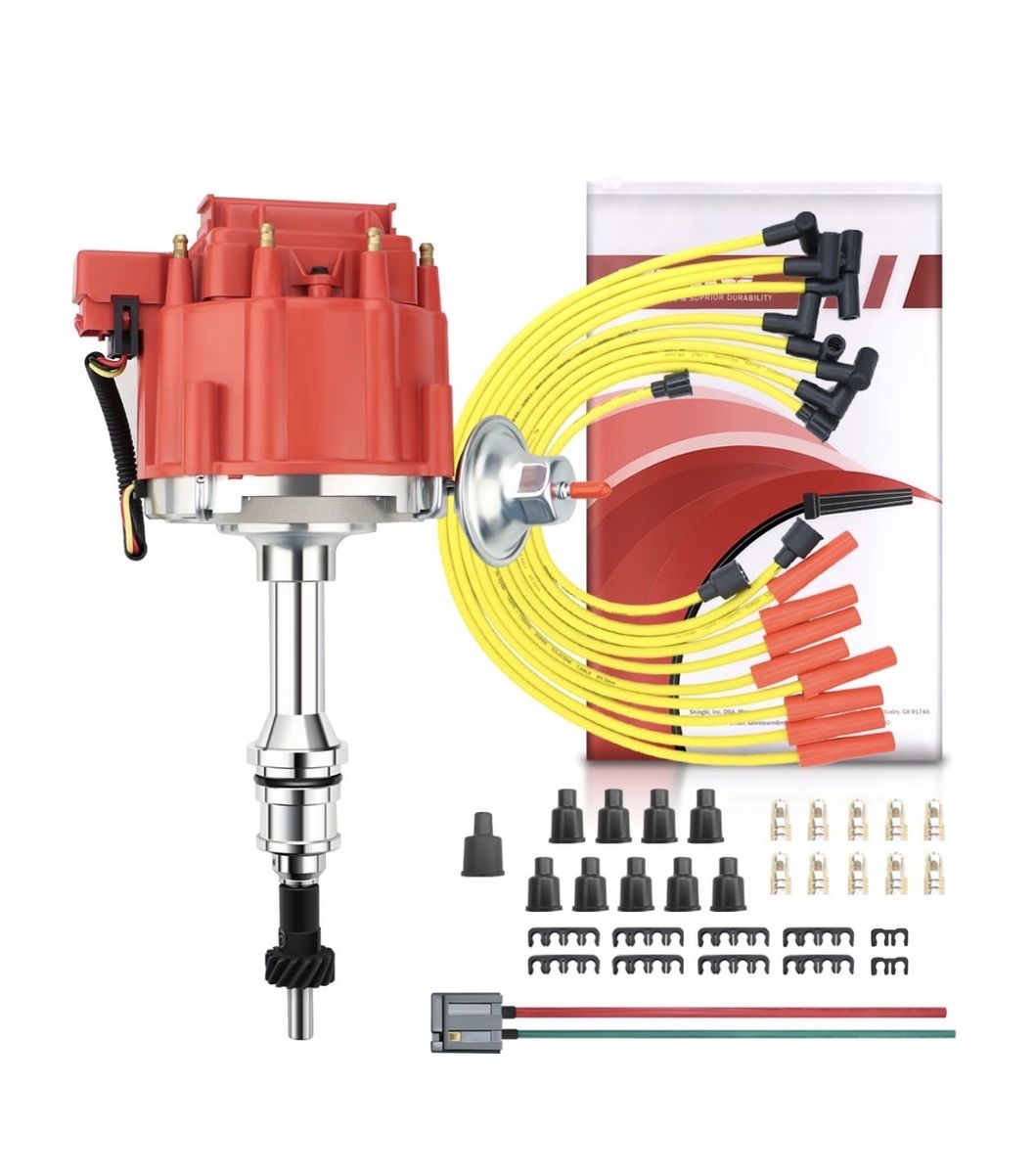 Brand New HEI Hi Performance Distributor Kit With Wire Set Ford Small Block