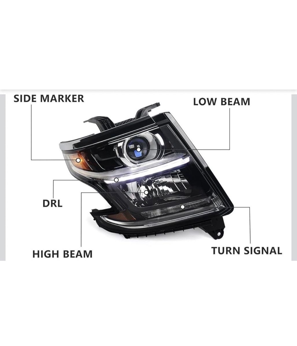 2015-2020 Chevy Tahoe / Suburban FIONE Headlights Set (NEW)