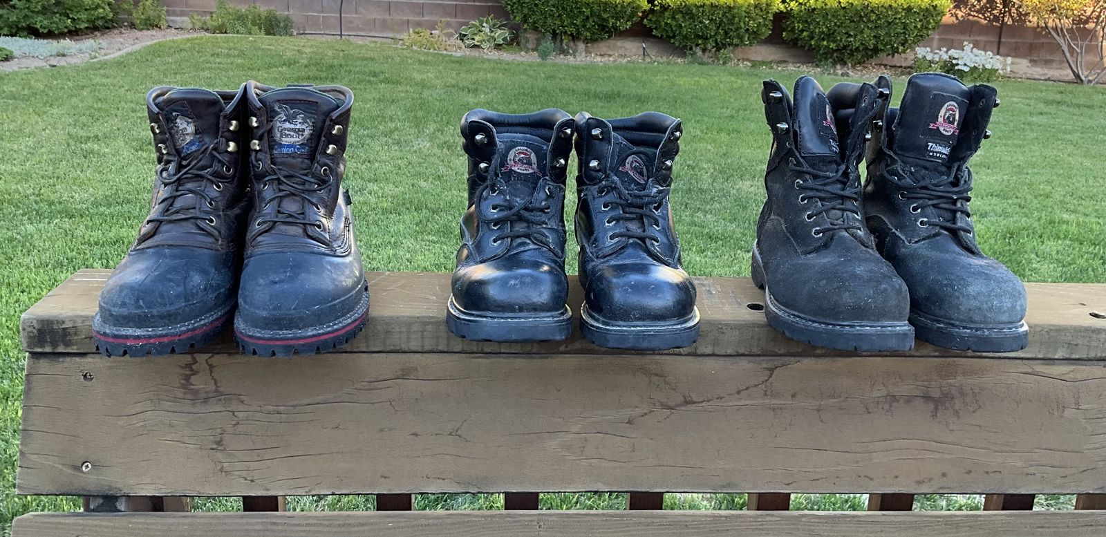 Men’s Steel toed boots - size 8 1/2