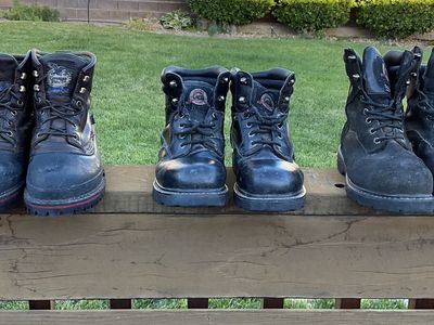 Men’s Steel toed boots - size 8 1/2