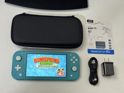 Nintendo Switch Lite Modded Sd 256gb W/ Games
