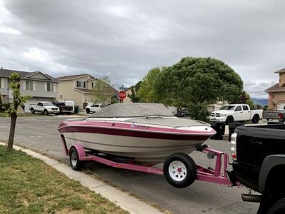 1994 Reinell 196 BRXL - 19.5’ White & Pink Ski Boat with Trailer - Ready for the Water!