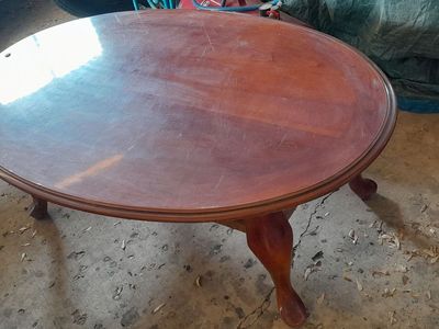 Cherry wood coffee table