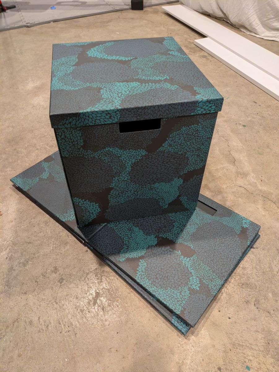 (3) Ikea boxes & Lids (fit Kallax storage)