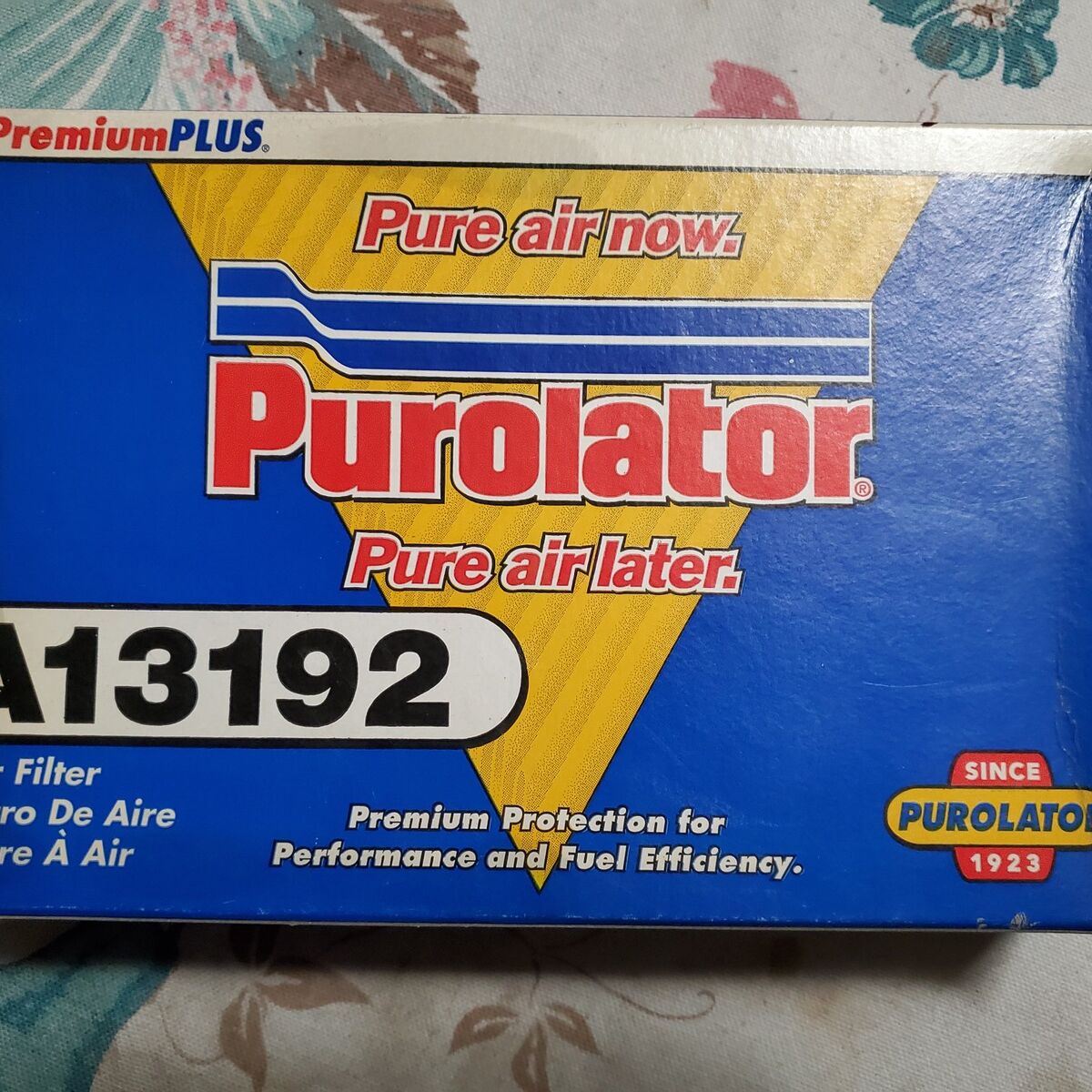 A13192 Purolator Chrysler Dodge air filter