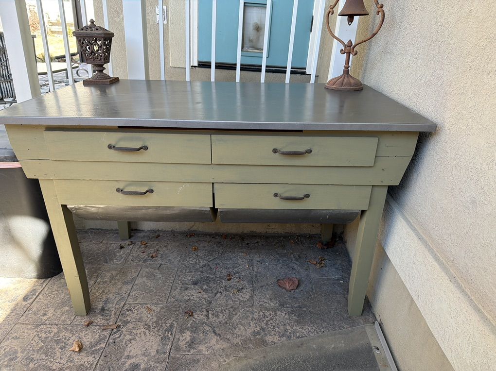 Vintage Potato Storage Chest