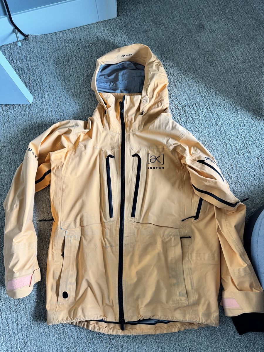 Burton AK Hover 3L snowboard jacket sz L