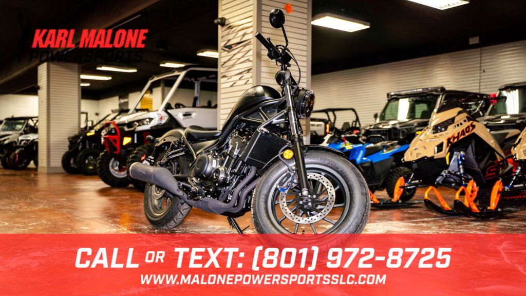 2025 Honda Rebel 500 Matte Black Metallic - H00688