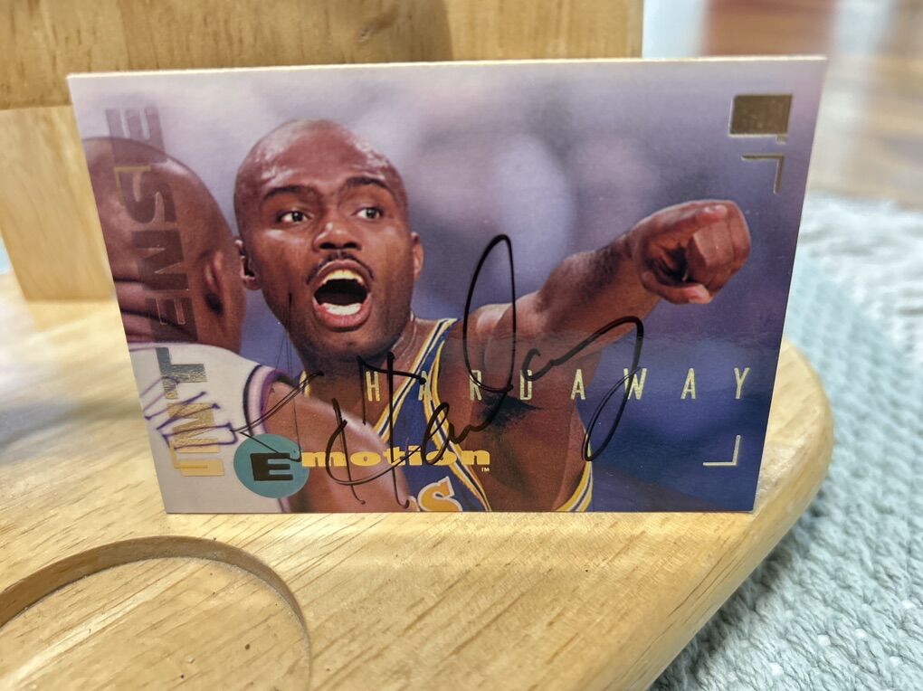 Tim Hardway Autograph Golden State Warriors Auto