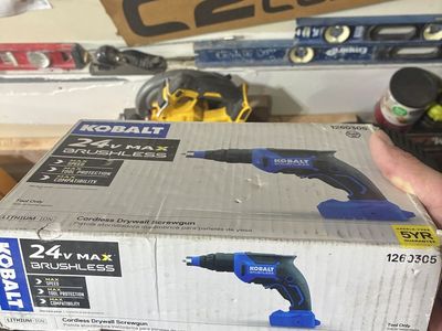 Kobalt 24V Max Brushless Cordless Drywall Screwgun - Tool Only, New in Box