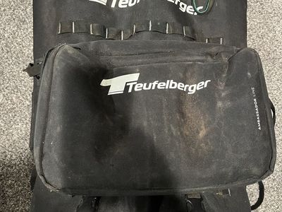 Teufelberger Ambassador Line Black Heavy Duty Backpack with Multiple Compartments